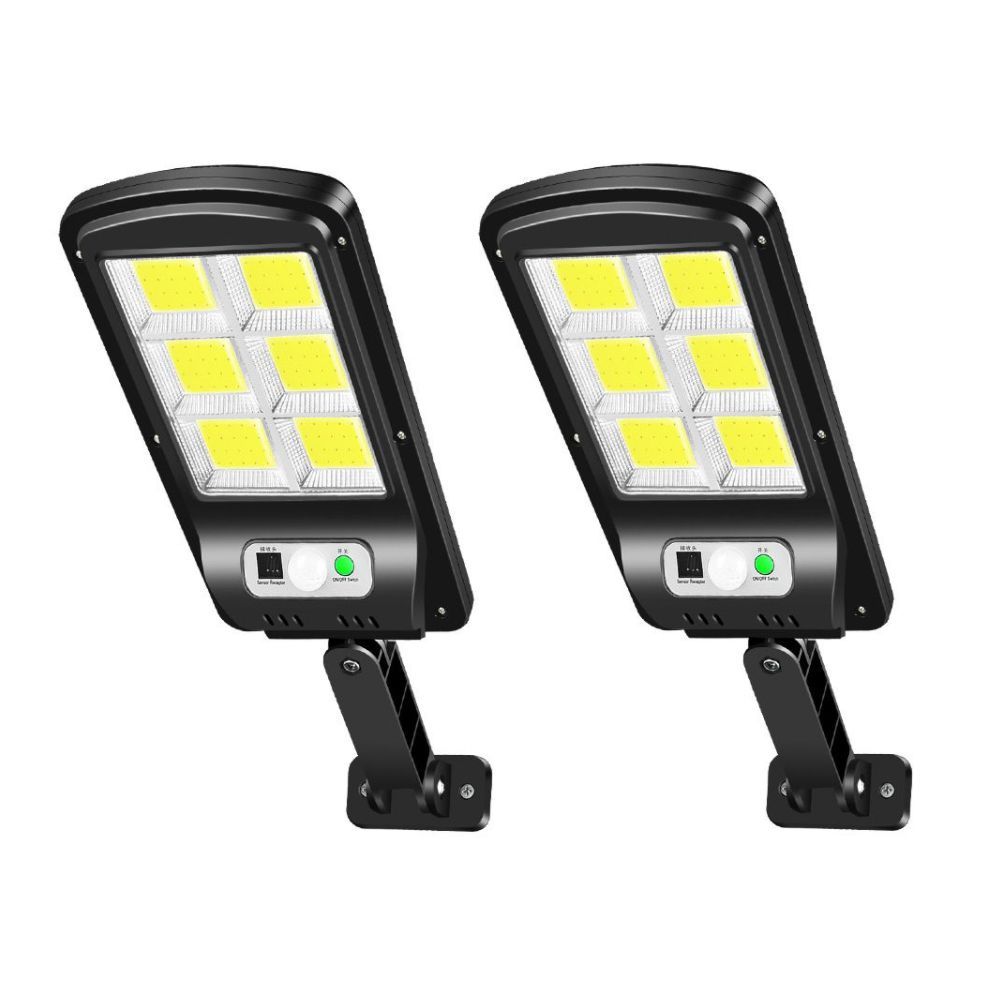 300W Solar Street Light - Pack Of 2 -Black | Shop Today. Get it ...