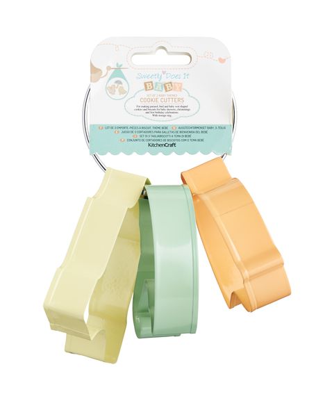 Sweetly Does Baby Themed Cookie Cutters - Set of 3