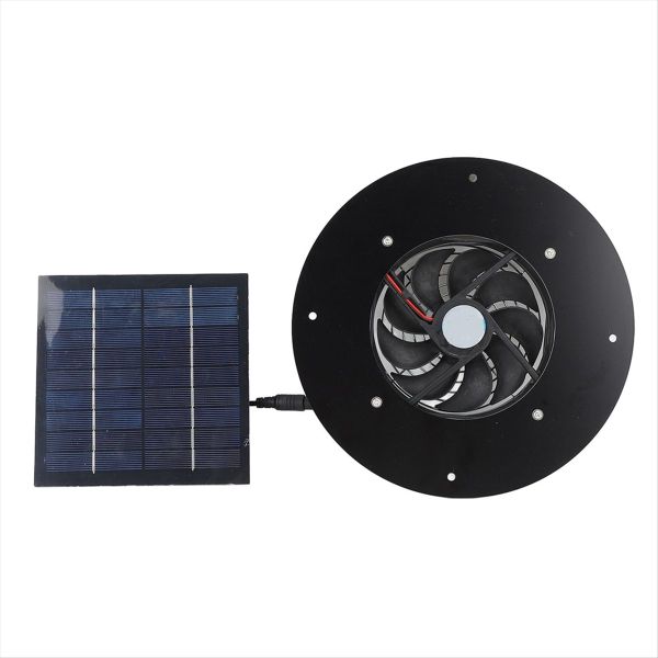 Solar Panel Fan Kit Solar Panel 10In for Chicken Coop Compatible with None
