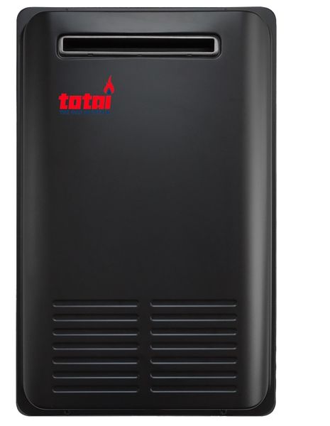 Totai 13/GWH20LF- Outdoor Fan Forced Gas Geyser 20L - Black