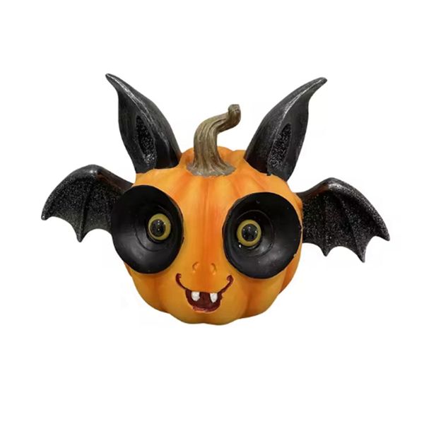 Pumpkin Shaped Home Decoration Resin Cute Bat Decoration A