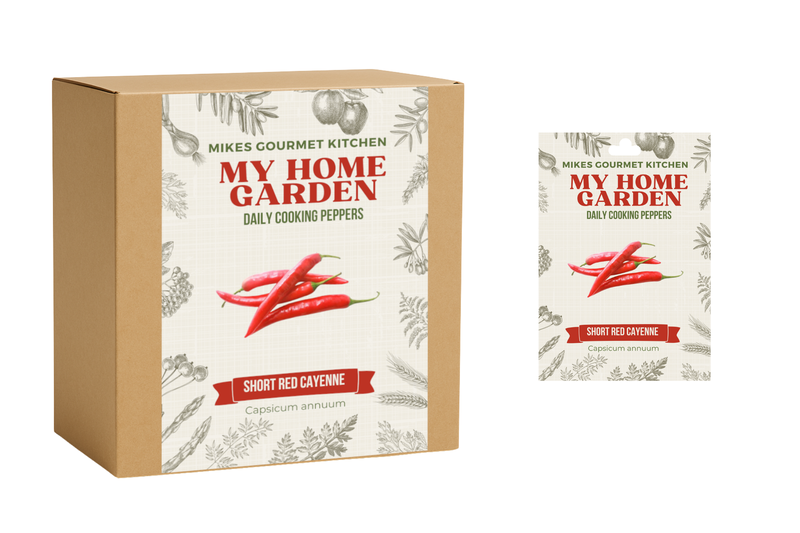 Chilli Grow Kit Complete - Short red Cayenne + Seed pack