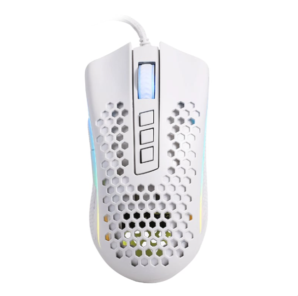 White Lightweight RGB Wired Gaming Mouse