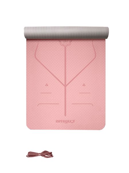 Olive Tree - TPE Eco Friendly Performance Yoga Mat 6mm with Position Lines