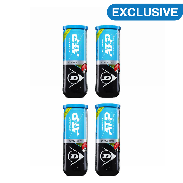 Dunlop ATP Extra Duty High Altitude 4 Pack Tennis Ball