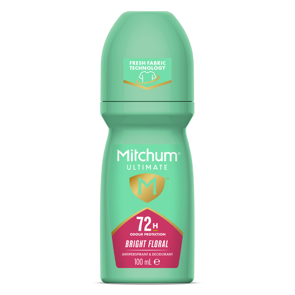Mitchum Ultimate 72hr Ladies Bright Floral Roll On - 100ml