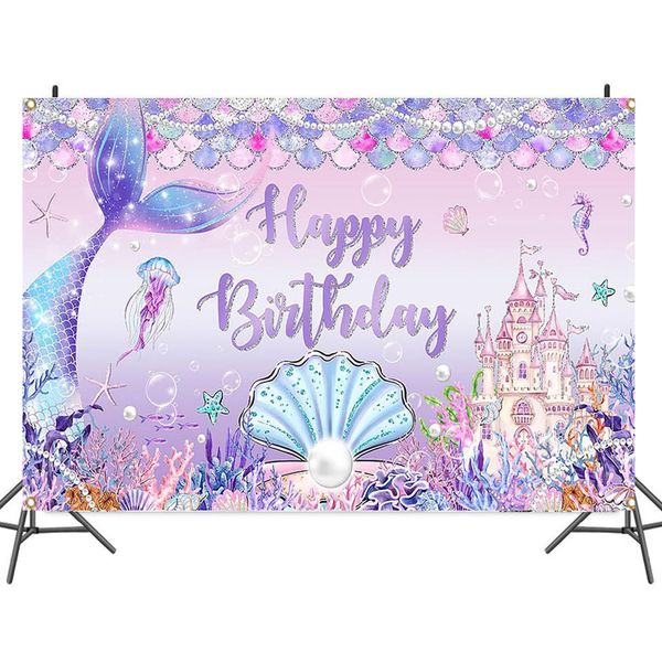 Happy Birthday Backdrop Banner