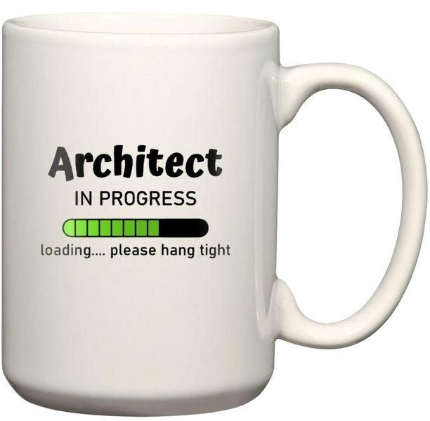 Architect in Progress Birthday Christmas Coworker Graduate Gift Mug
