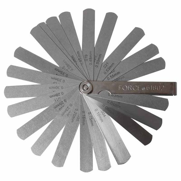 Force 26 Blade Feeler Gauge 95Mm (0.04Mm - 0.63Mm)