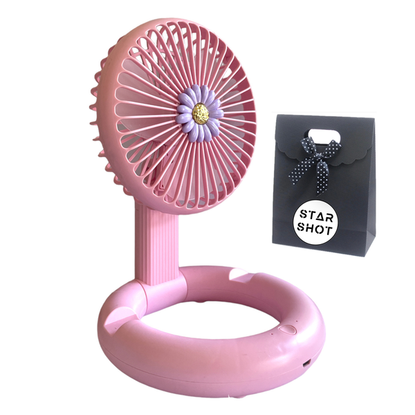 Mini - USB Charging Portable Ultra Silent Mini Fan &amp; Star Shot Bag