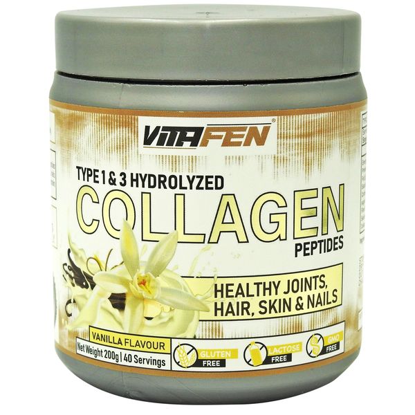 Vitafen Collagen Powder Vanilla Flavour - 200g