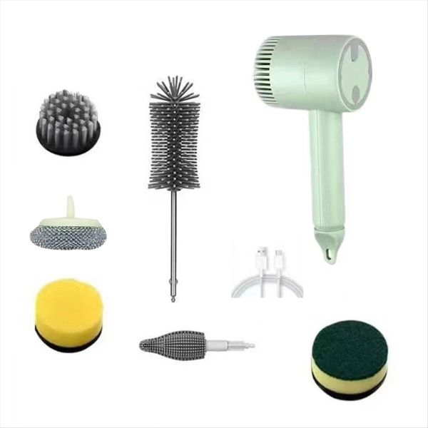 Handheld Cordless Electric Cleaning Brush Scrubber B