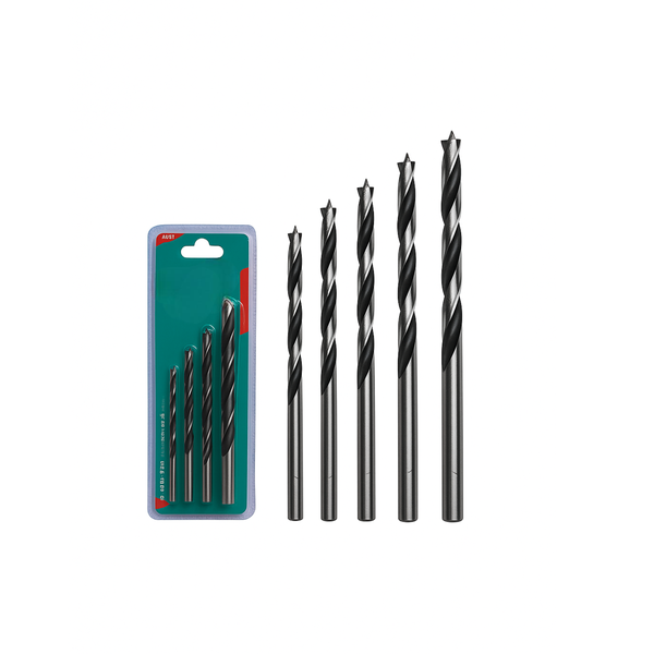5-Piece Wood Drill Bit Set - For DIY &amp; Home Use