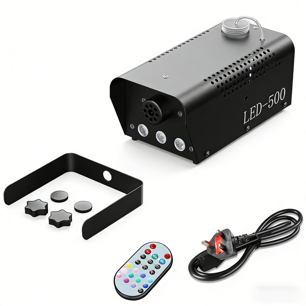 U king 500W Mini RGB Stage Smoke Machine with Remote