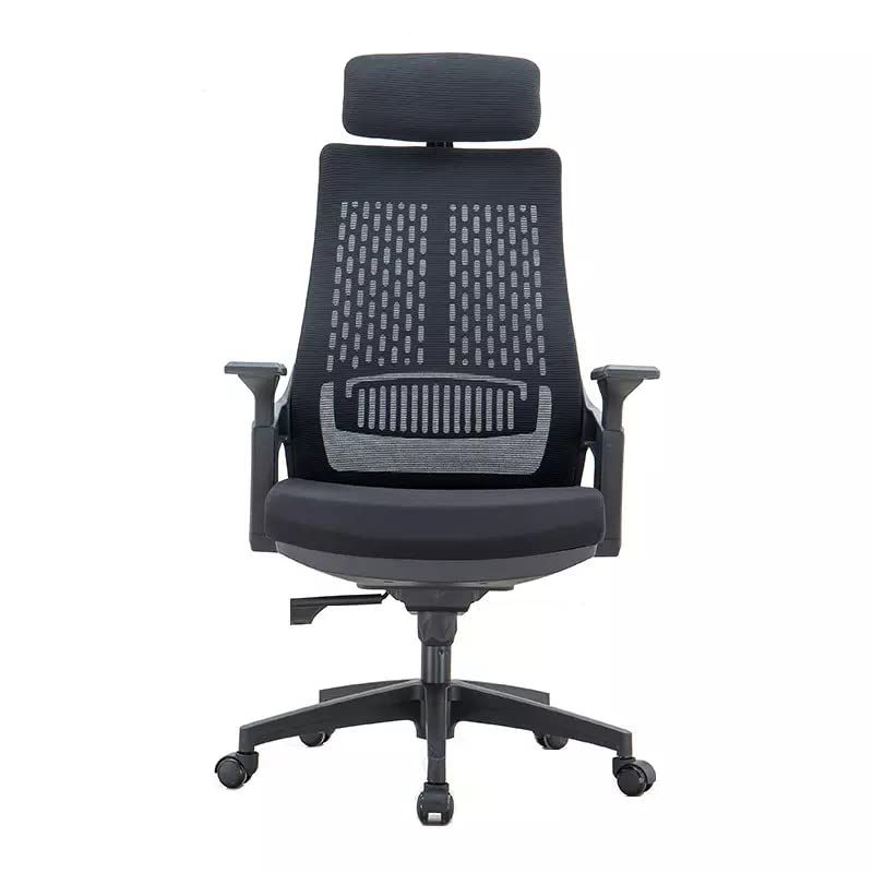 MidBack Executive Ergonomic Height Adjustable Office Chair Black