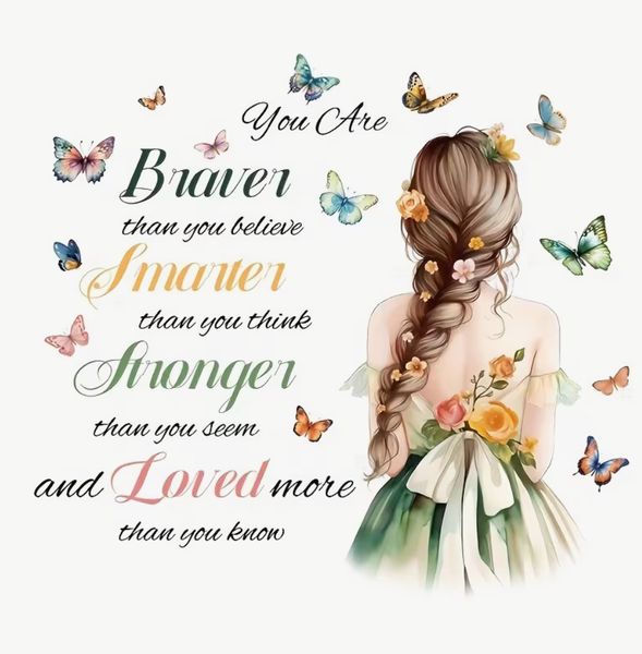 Words She'll Grow Into Wall Decal/ Sticker