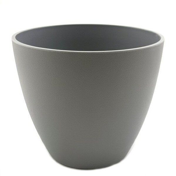 PH Garden - Plastic Plant Pot Cover Grey 17cm