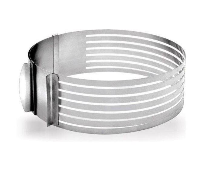 Layer Cake Slicing Collar Ring Tin Mold - Adjustable