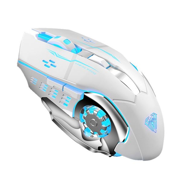 DW AULA SC100 2.4G Wireless Rechargeable RGB Gaming Mouse