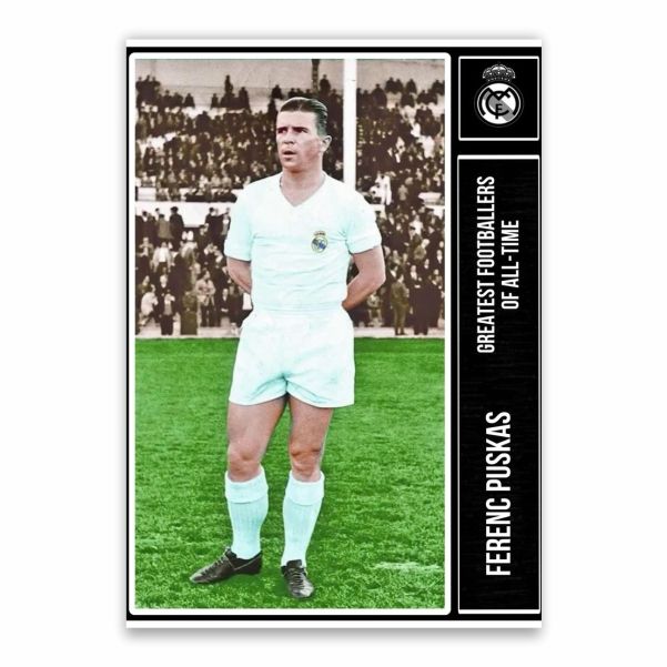Cromo Original 1959 - Ferenc Puskás Real Madrid - Ferca N°10 - Excellent état