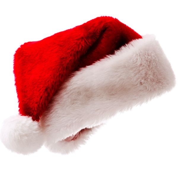Adult Thick Plush Premium Christmas Hat