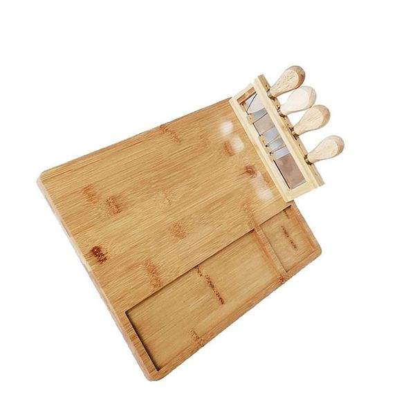 Wooden Bamboo Cheese Serving Board IL-33