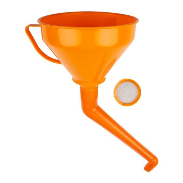 Funnel Plastic Offset &amp; Gauze 160mm - 2 Pack
