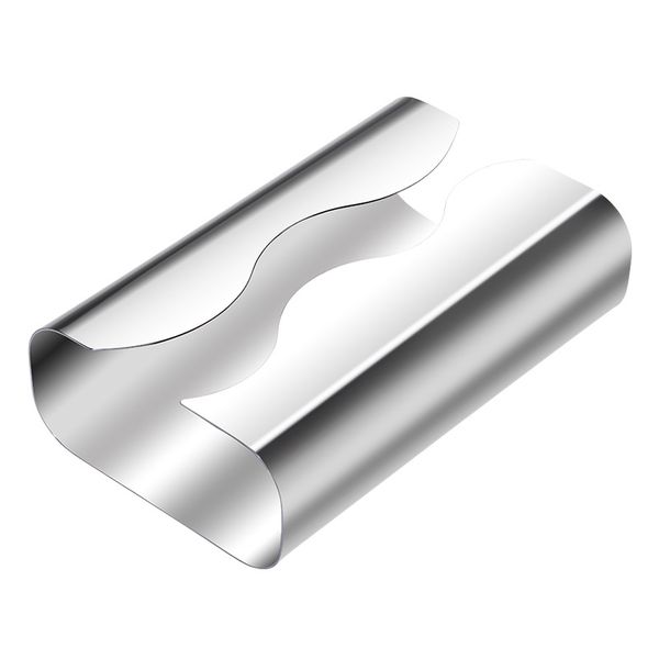 Home Living Room Curved Stainless Steel Tissue Box