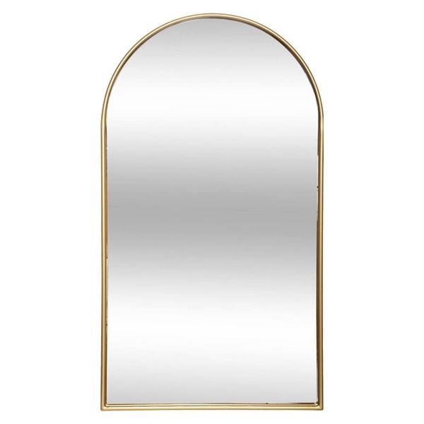 Arched Mirror - Gold - 60x3.5x106.5cm