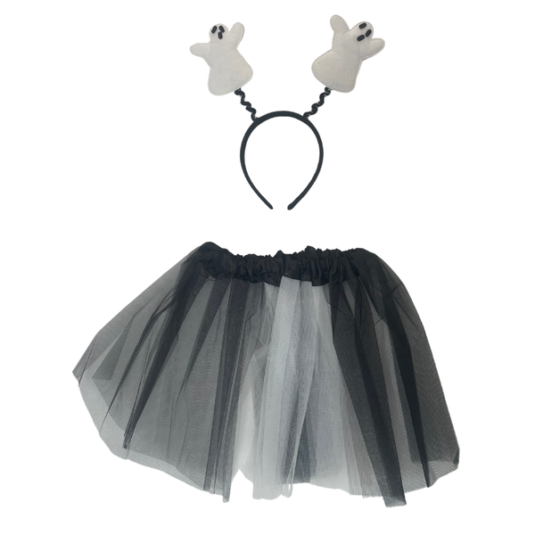Ghost Headband and Tutu Set (3-6 Years)