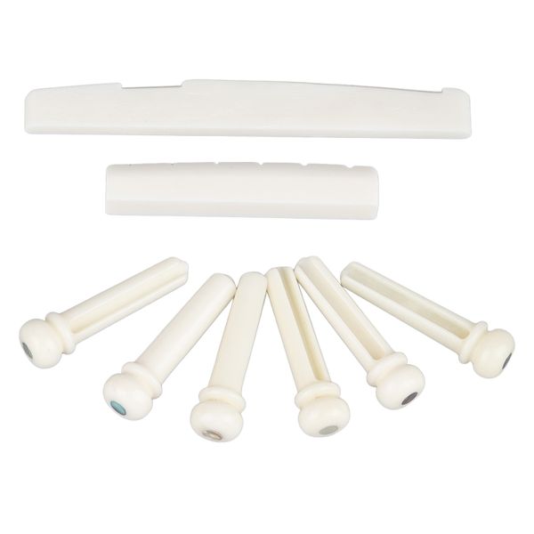 Bone nut &amp; saddle set for acoustic guitars
