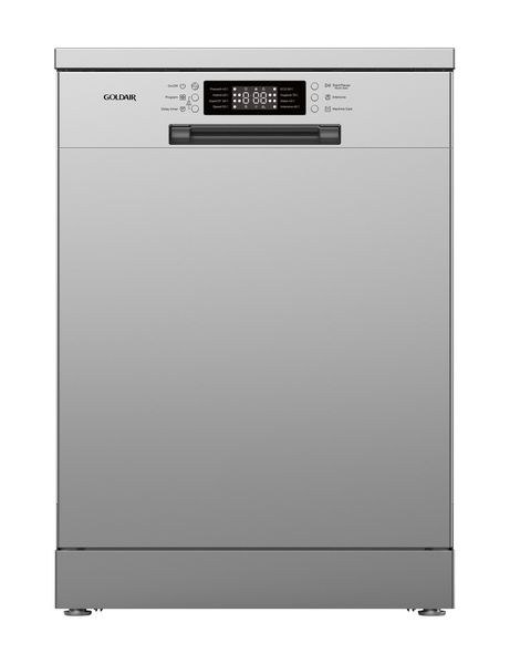 Goldair Silver Dishwasher 10L cycle Model Number GWD-130S 13 Place Setting.