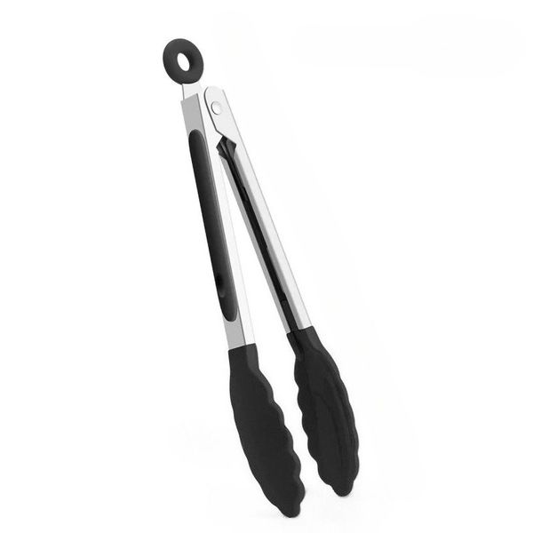 High Temperature Resistant Nylon Stainless Steel Food Clip Outdoor BBQ