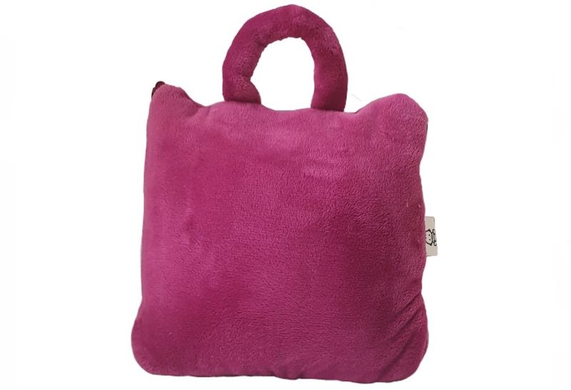 Magical Stars Baby Blanket Gift - Converts from Blanket to Pillow - Magenta