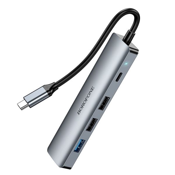 Multi-function 5 in 1 USB-C / Type-C to HDMI, PD, USB 3.0, USB 2.0 hub DH14