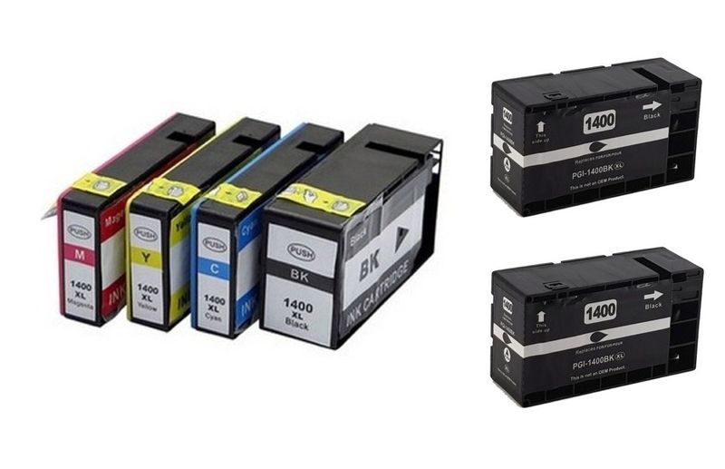 Canon 1400XL / PGI-1400XL / 1400 Multipack + 2 x Black - Compatible