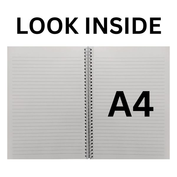 Never Underestimate Old Biker Notebook Biker Gift Idea A4 Notepad 145