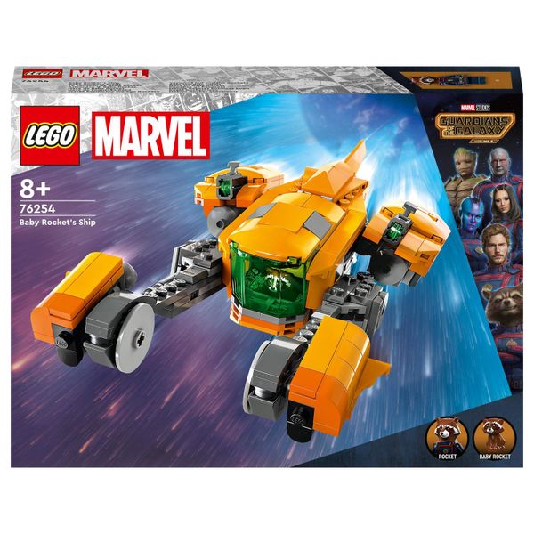 LEGO® Marvel Baby Rocket’s Ship 76254 Building Toy Set (330 Pieces)