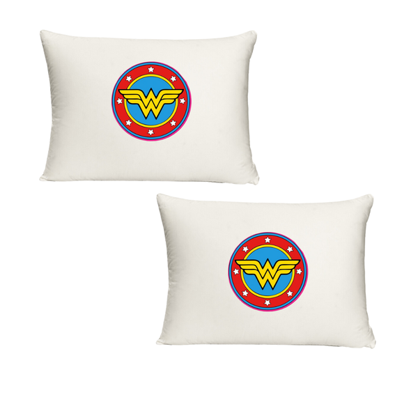 Wonderwoman Twin Standard Pillowcases
