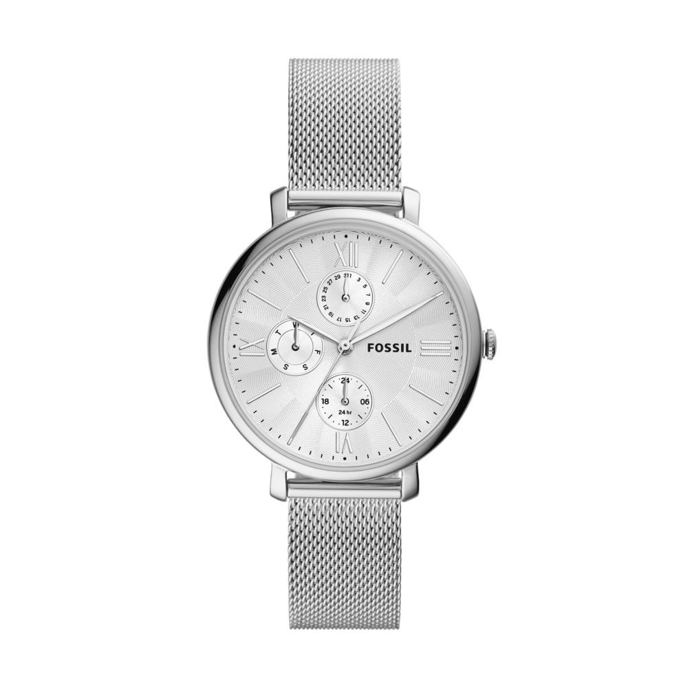 Fossil Womens Watches Jacqueline Multifunction Womens Silver Watch ...