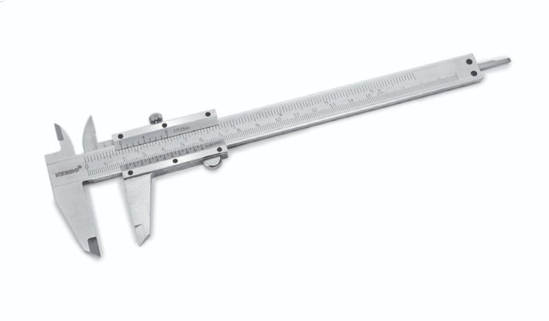 Kendo - Caliper/Vernier - Stainless Steel Measuring Ruler (0 - 150mm)