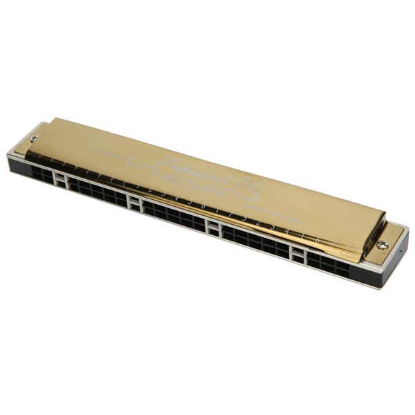 Tremolo Harmonica 24 Hole E Key Compatible with Beginner Musical Gift