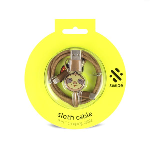 SWIPE Sloth 3-IN-1 Cable