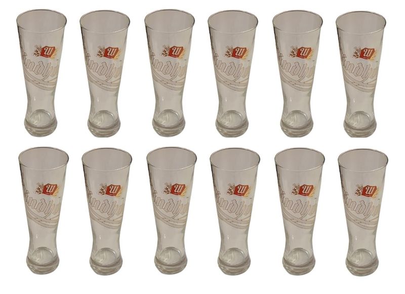 Windhoek Draught Beer Glasses- Orginal Ritzenhoff Glasses 500ml - 12 Pack