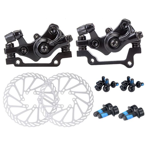 Bicycle Brake Set, Bike Front and Rear Mechanical Disc Brake Calipers
