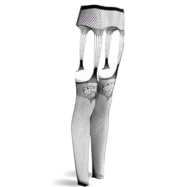 She-Woolf "Emilia" - Elegant Noir Hosiery