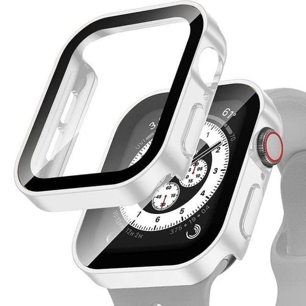 CTDW Compatible With Watch Tempered Glass Case 49mm- White