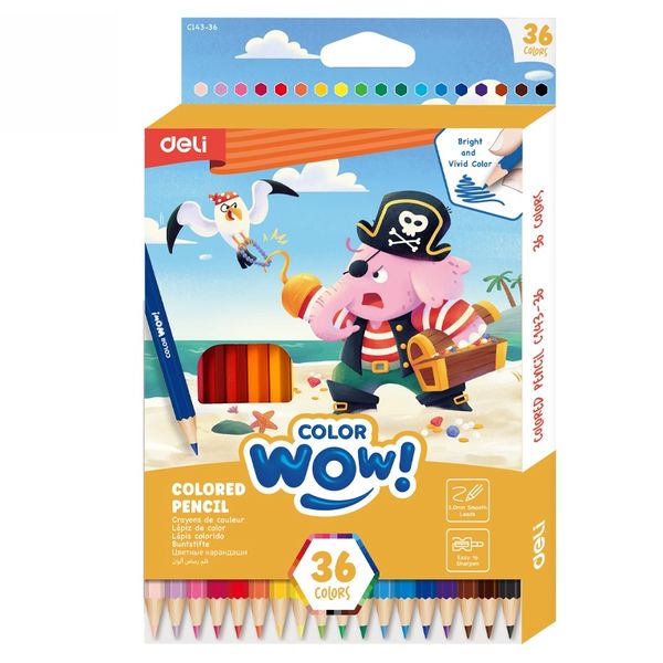 Deli Colour WOW! Colouring Pencil 36PCS
