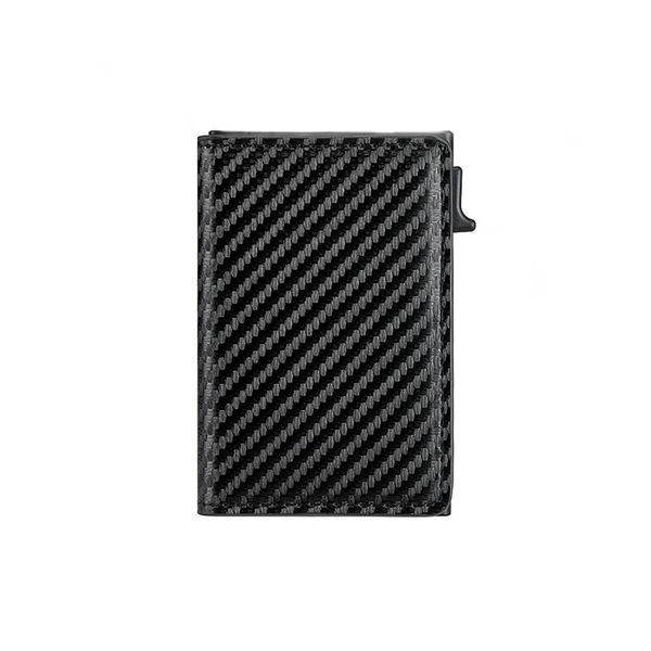 Slim Card Wallet Wallets For Men Aluminum Pop Up Wallet Coin Pocket