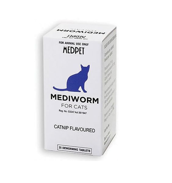 Medpet - Mediworm Deworming Cat 25 Tablets